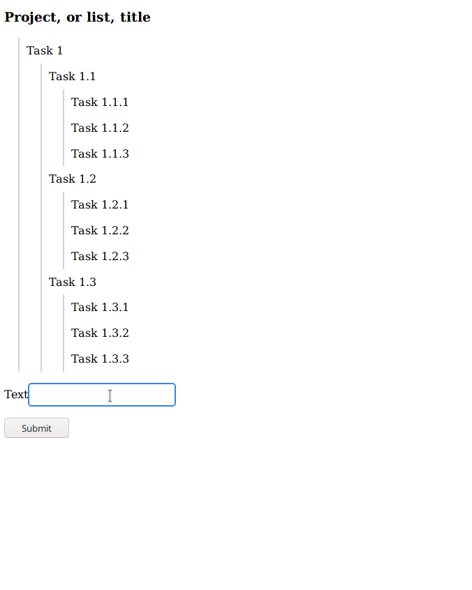 First todotree image